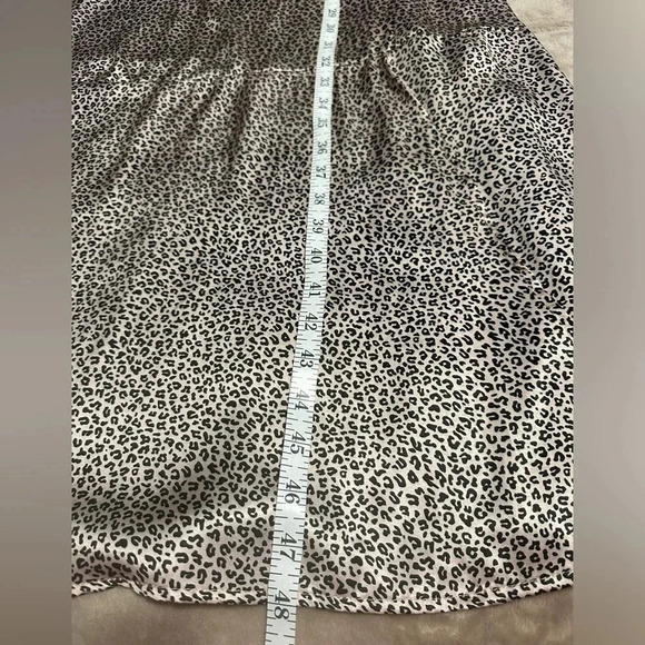 Jade and Jane Leopard Satin Slip Dress Size Large NWT - Picture 6 of 6